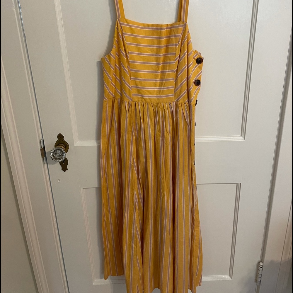 Urban Outfitters striped midi dress